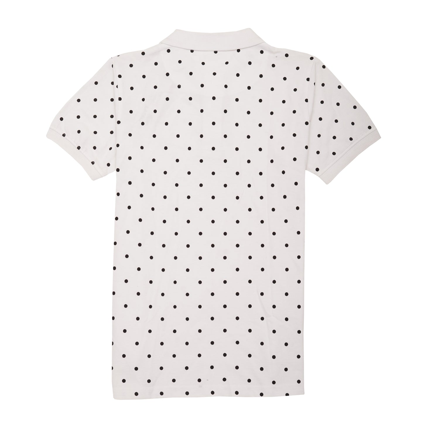LACOSTE White Polka Dot Classic Fit Polo Shirt