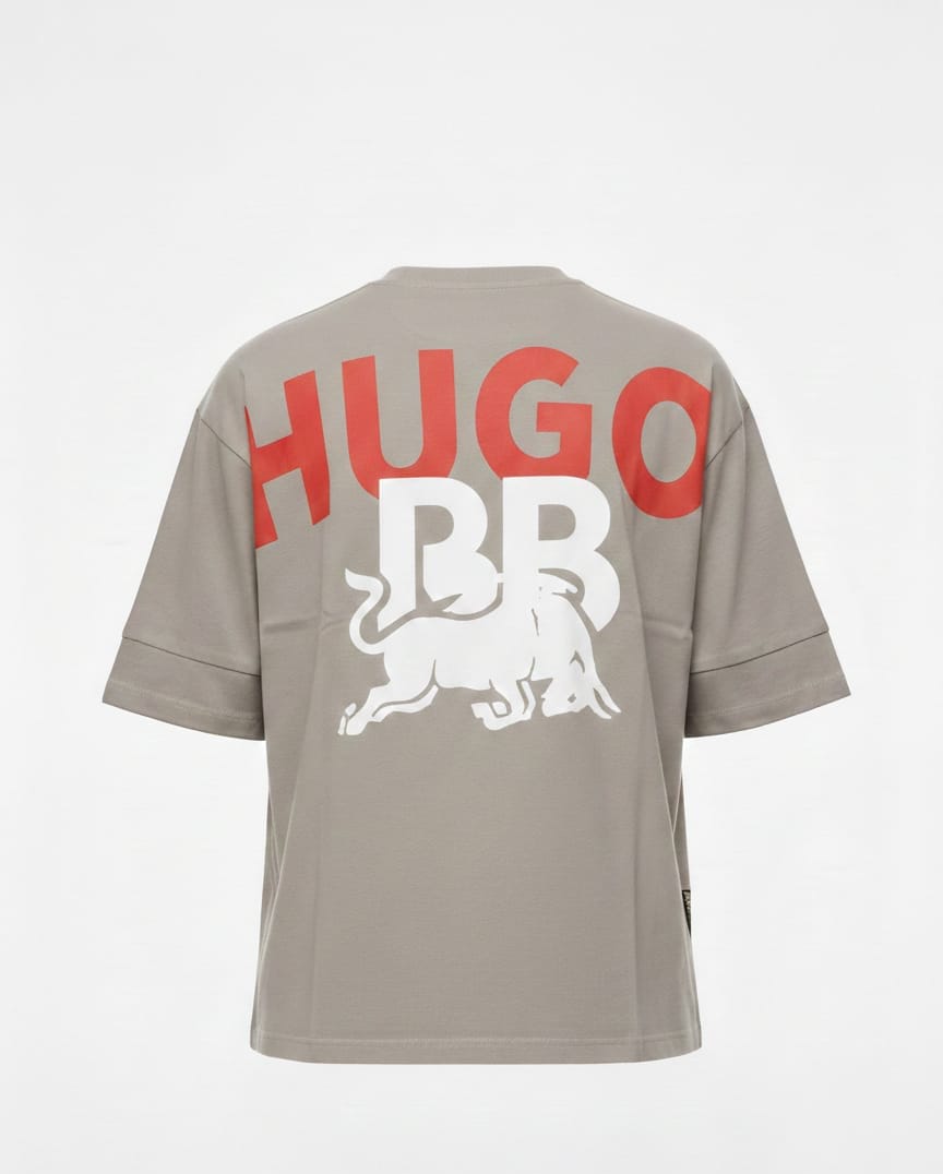 HUGO BOSS x RED BULL Graphic Logo  Drop Shoulder T-Shirt