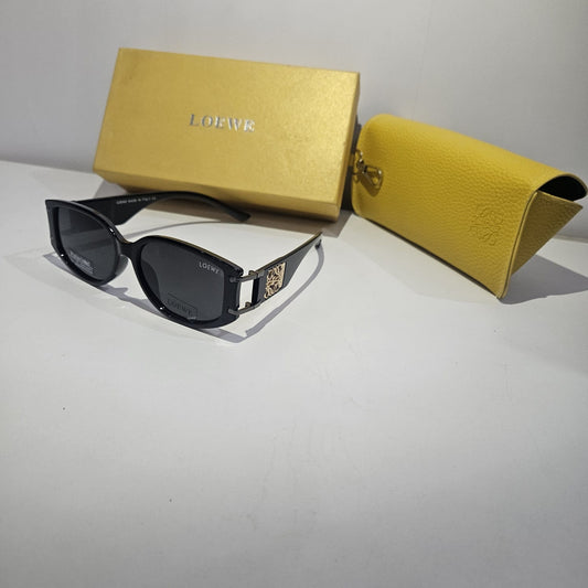 LOEWE Iconic Black Sunglasses with Yellow Case