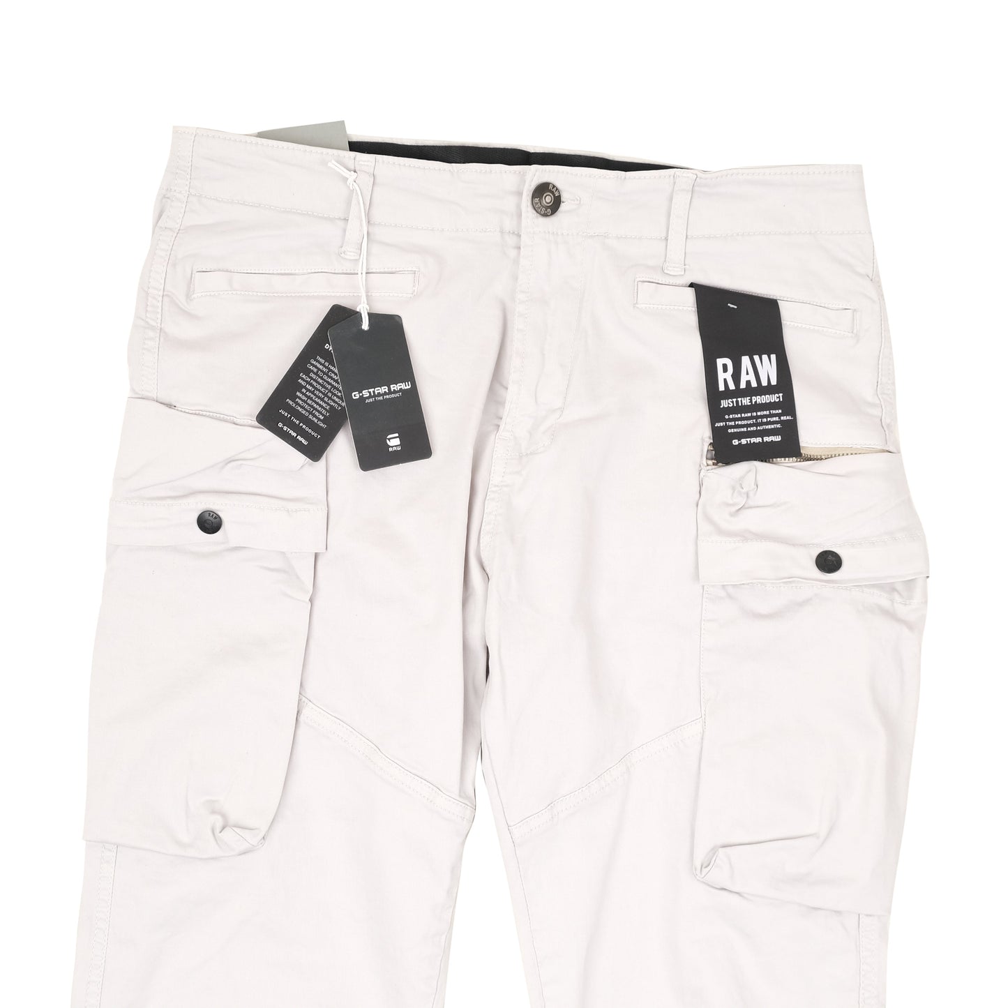 G-STAR RAW Off White Premium Tapered Cargo Pants