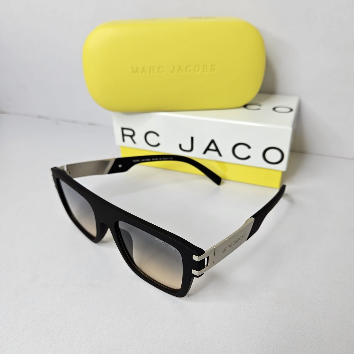MARC JACOBS Starlit Obsidian Bold Fit Oversized Fade Sunglasses