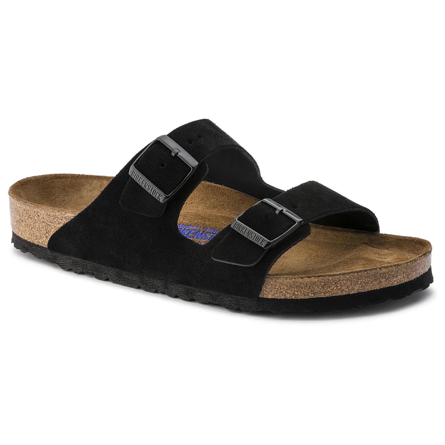 Birkenstock Arizona Soft Footbed Suede Leather Black