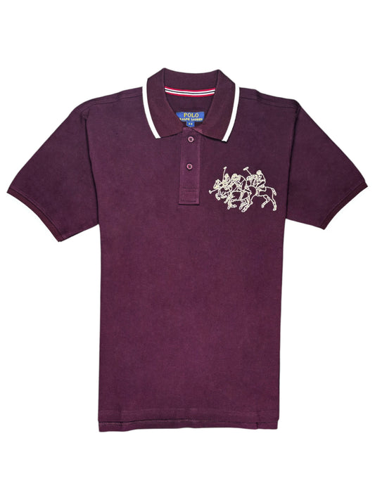 Ralph Lauren Maroon Polo T-Shirt