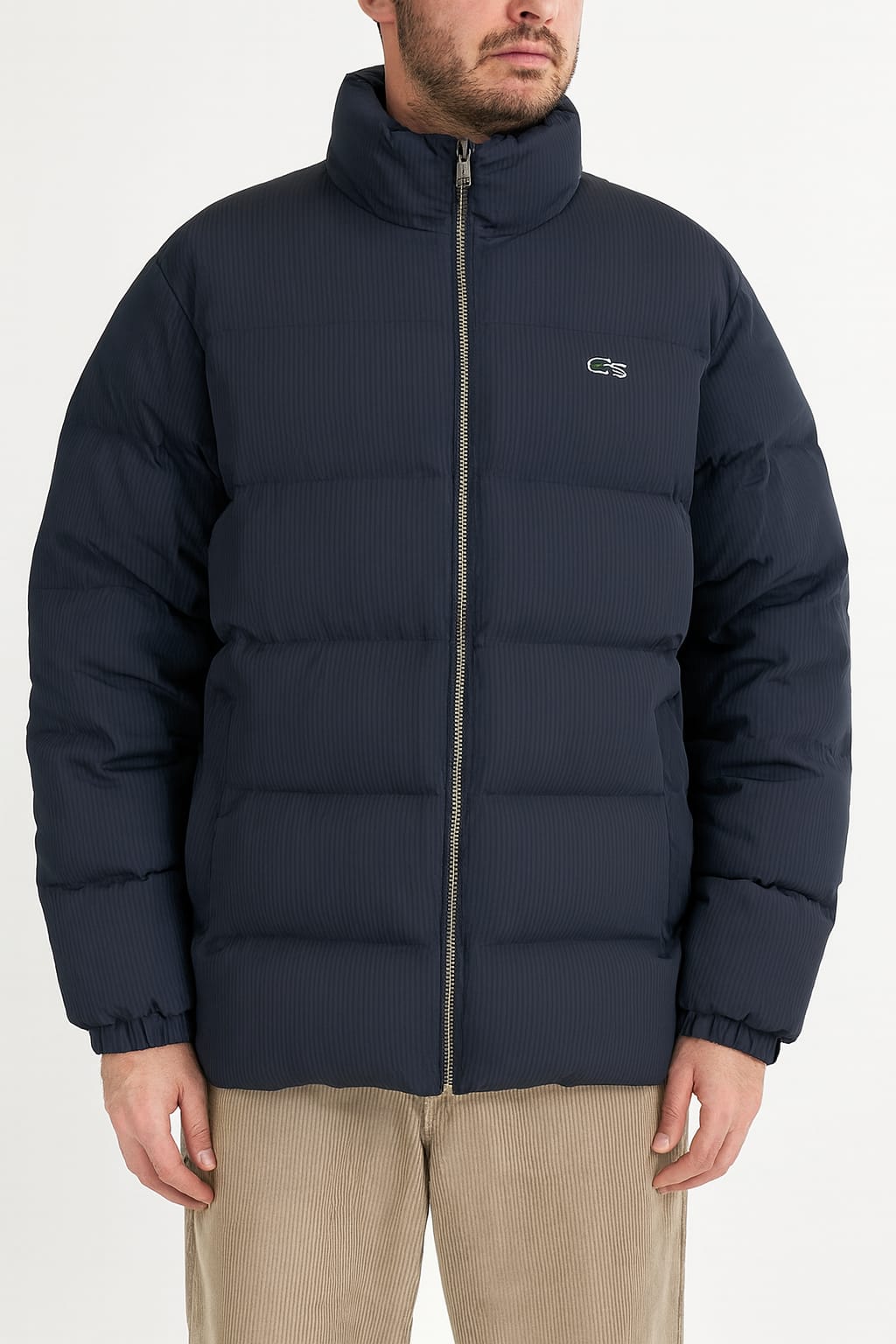 Lacoste Men's Classic Puffer Jacket in Navy