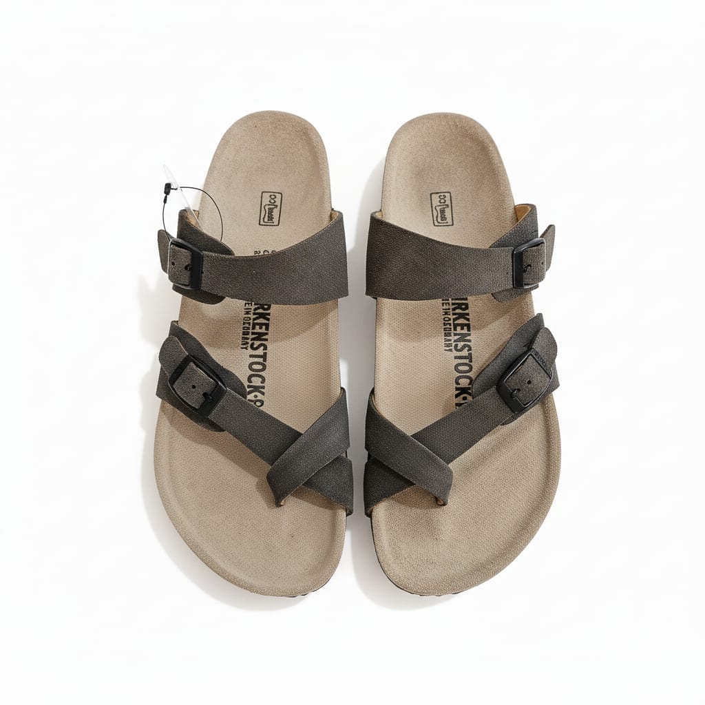 BIRKENSTOCK Earthy Walnut Luxe Soft Footbed Arizona Sandals