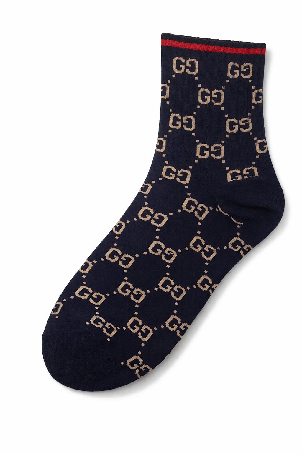 GUCCI Celestial Sapphire Signature Monogram Ankle Socks