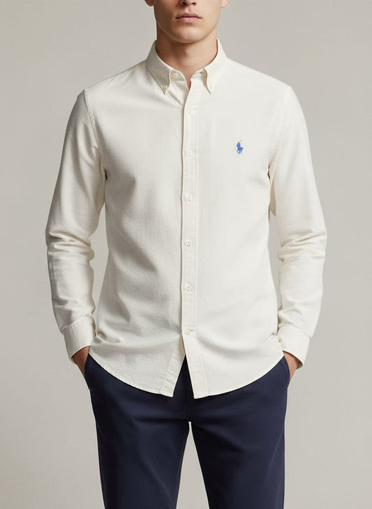 POLO RALPH LAUREN Serene Almond Classic Fit Long Sleeve Button-Down Shirt