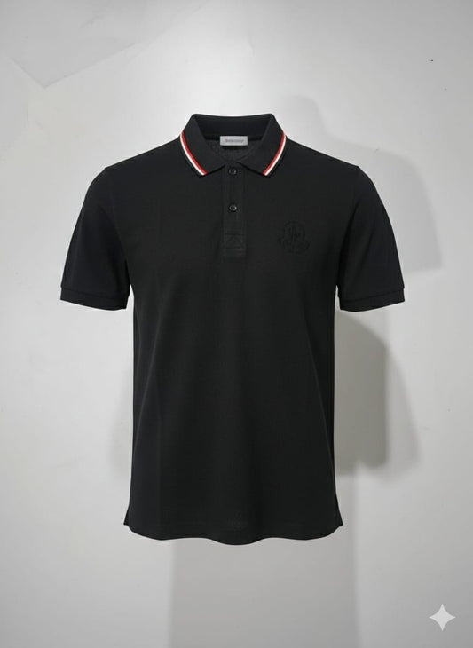 BOSS Midnight Onyx Tailored Fit Short Sleeve Piqué Polo Shirt