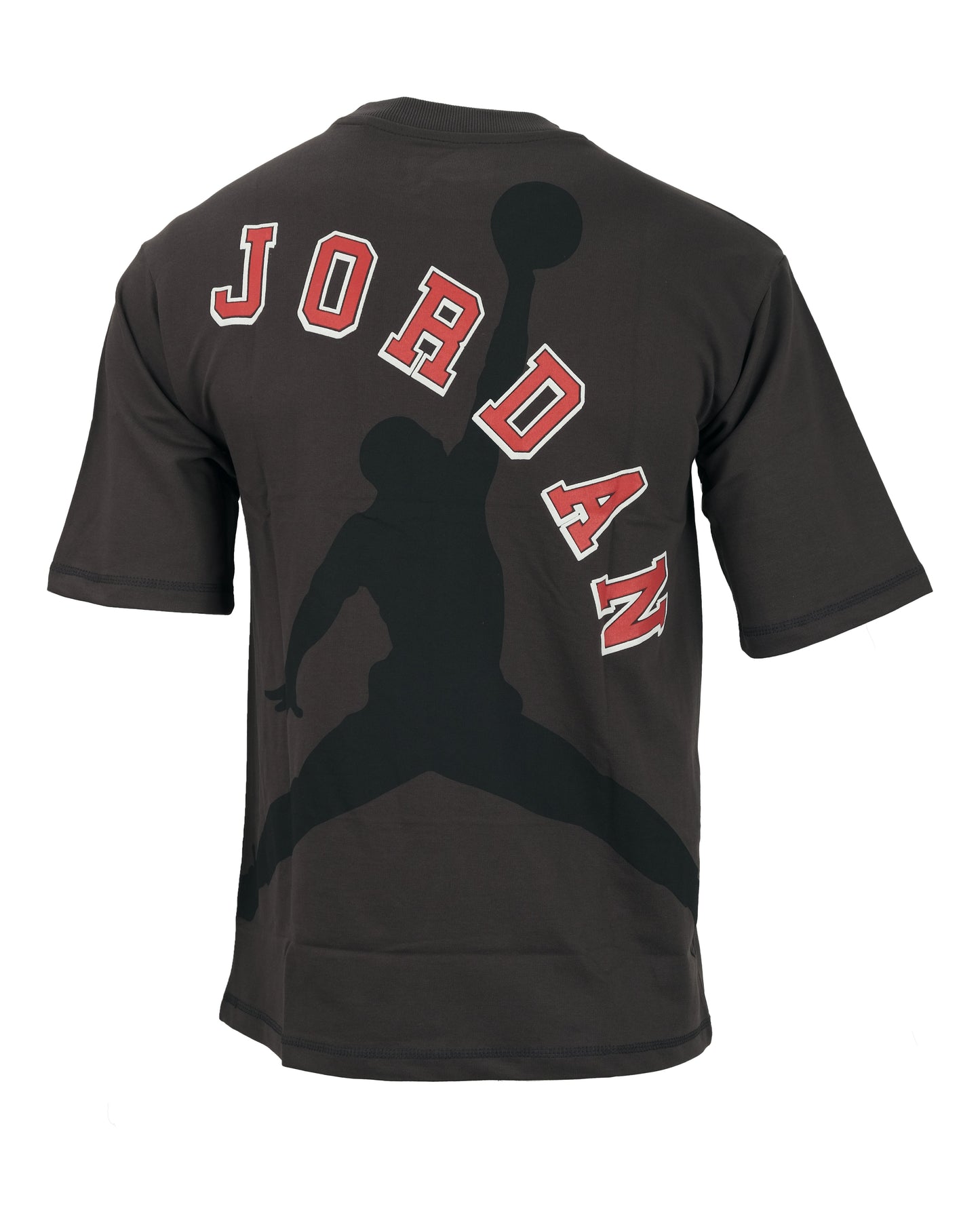 AIR JORDAN Flight Club Olive Green Red Logo Short Sleeve T-shirt