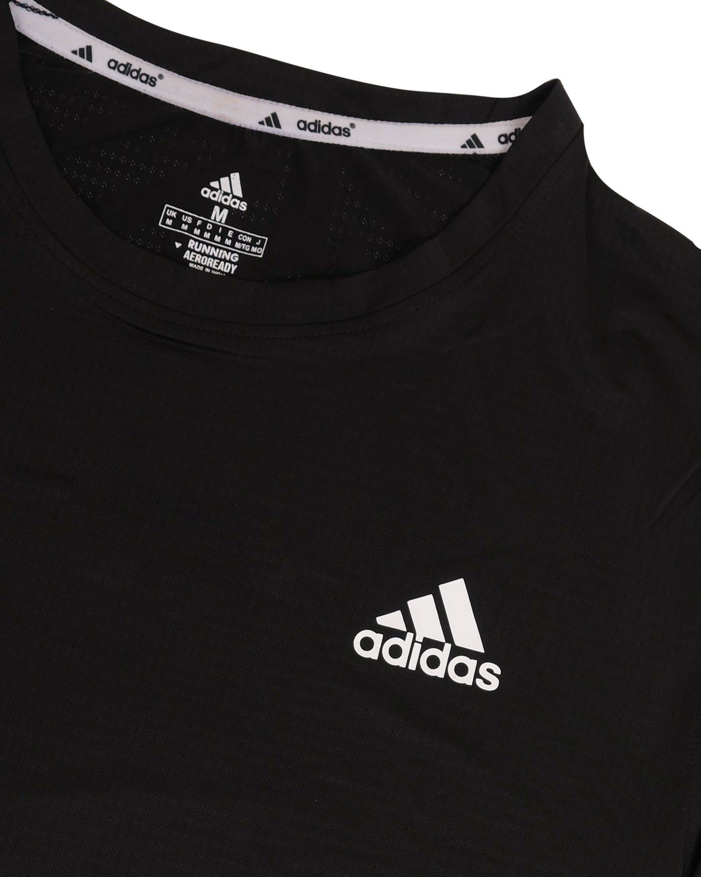 ADIDAS Black AeroReady Performance Short Sleeve Training T-shirt