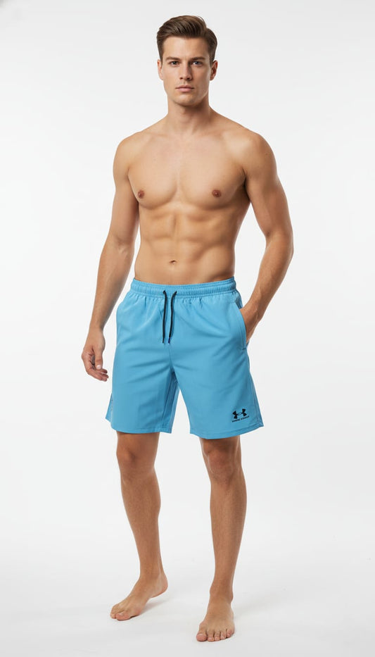 UNDER ARMOUR Tranquil Teal Athletic Fit Performance Swim Shorts