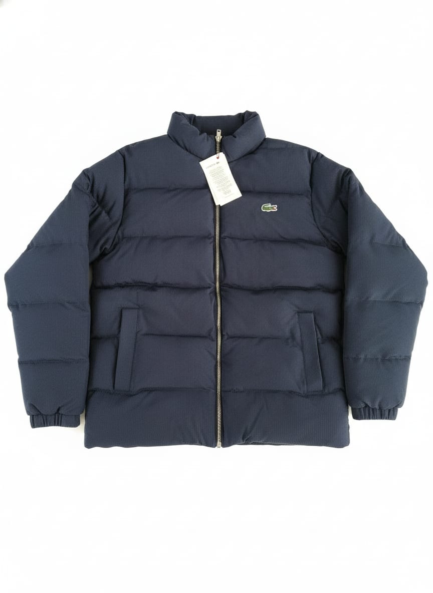 Lacoste Men's Classic Puffer Jacket in Navy