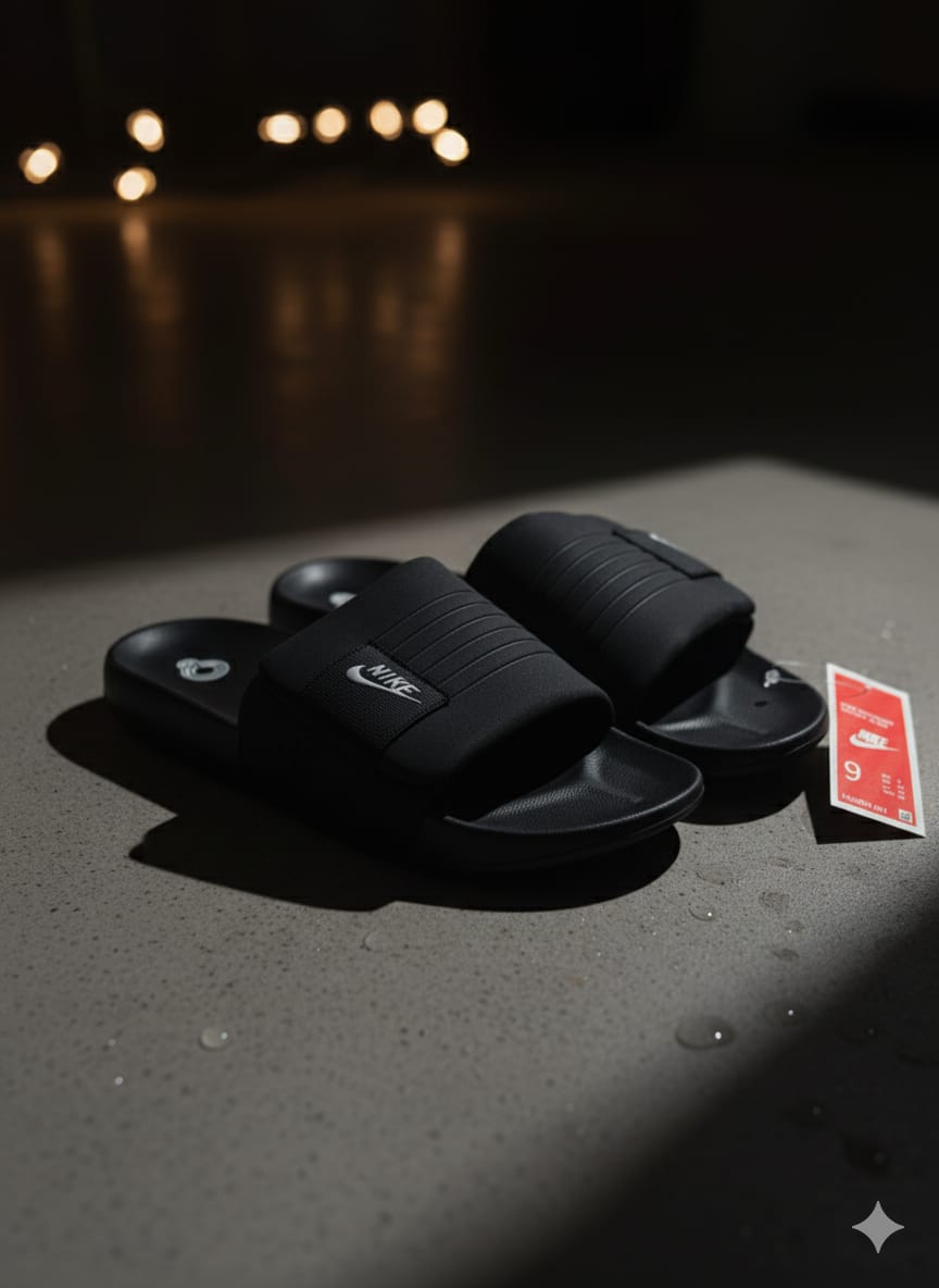 NIKE Obsidian Velvet Luxe Slide Sandals