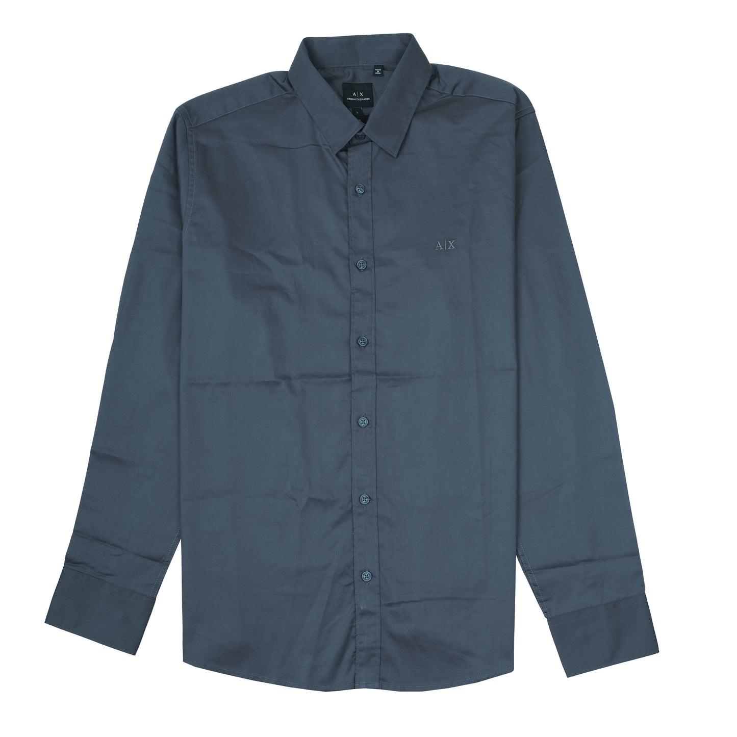 ARMANI EXCHANGE Charcoal Grey Classic Fit Long Sleeve Shirt