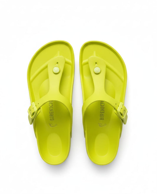 BIRKENSTOCK Neon Citrus Luxe Comfort Slide Sandals
