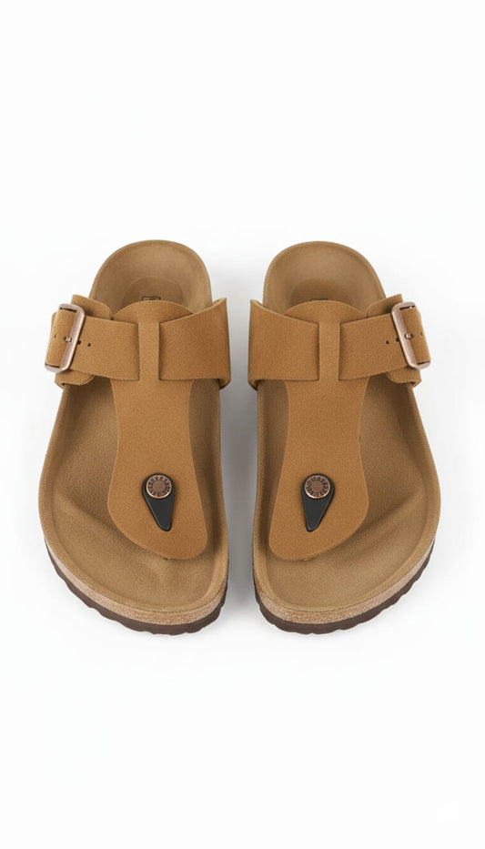 Birkenstock Arizona Soft Footbed Sandals in Camel