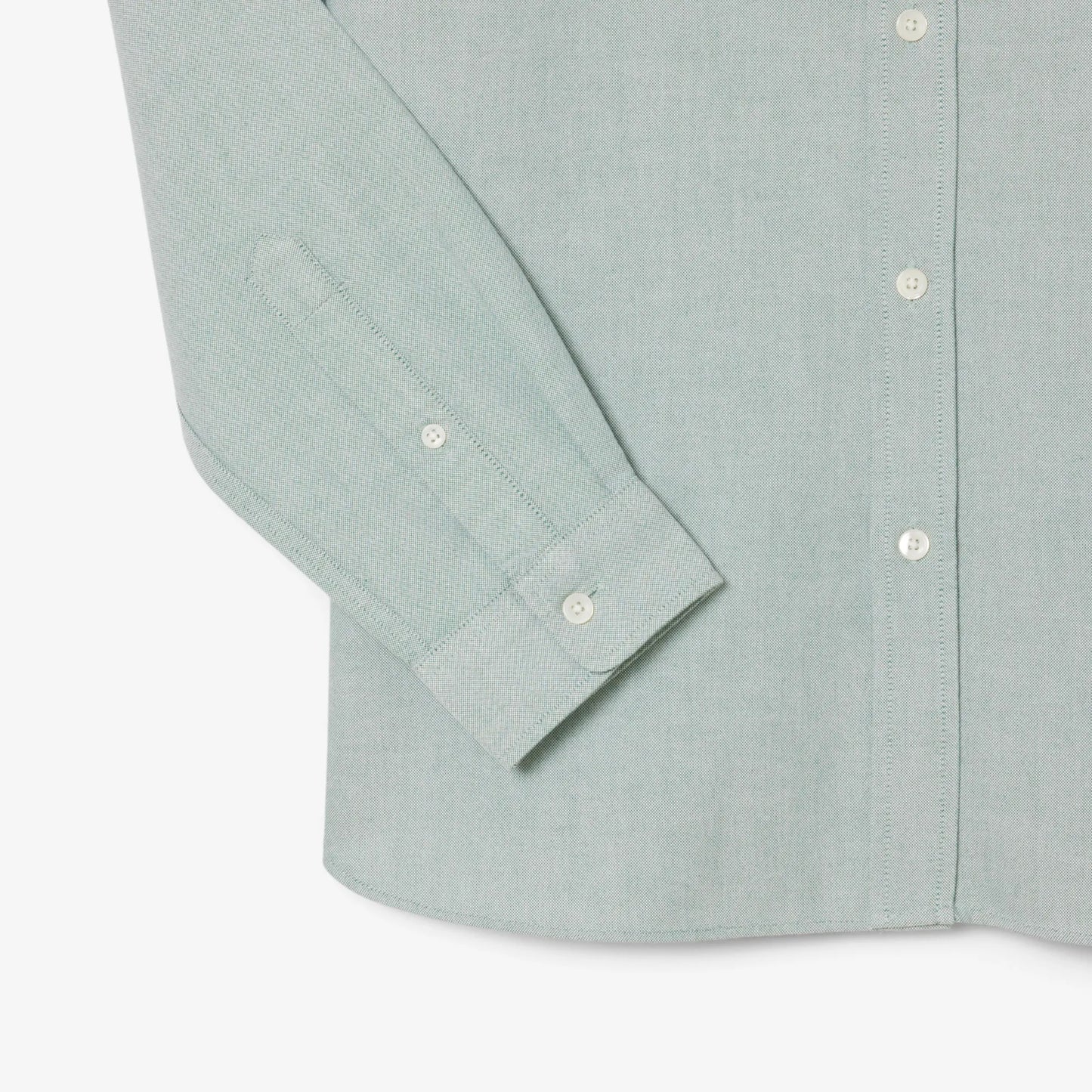 LACOSTE Whispering Slate Classic Fit Long Sleeve Button-Up Shirt