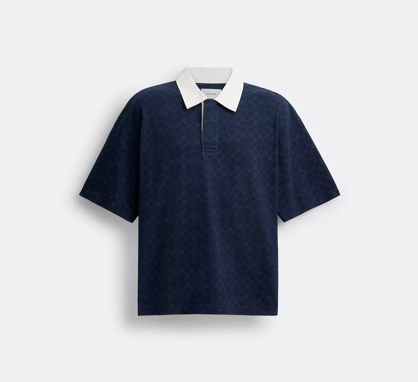 COACH Midnight Ocean Classic Fit Short Sleeve Polo Shirt