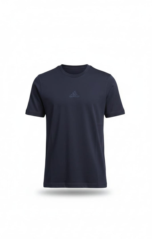 ADIDAS Deep Abyss Athletic Fit Short Sleeve Performance Tee