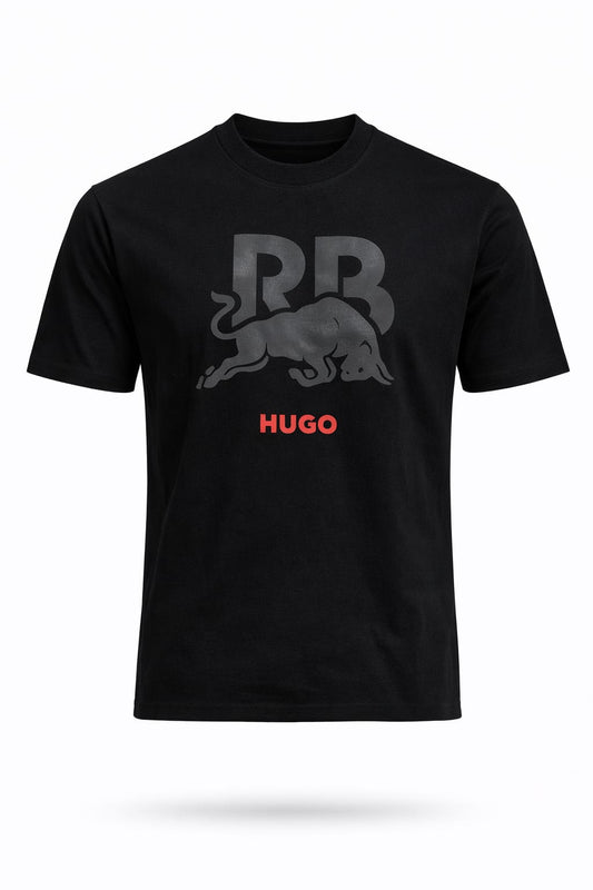 HUGO BOSS x RED BULL Graphic Logo  Drop Shoulder T-Shirt