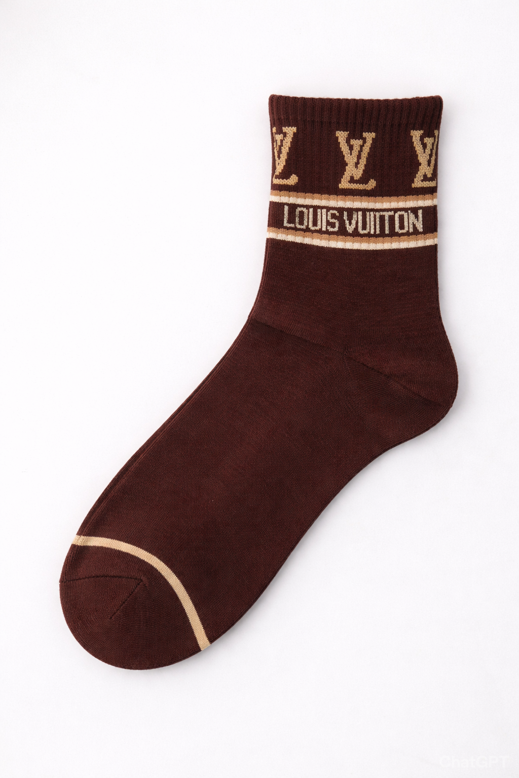 LOUIS VUITTON Rustic Mahogany Premium Knit Socks