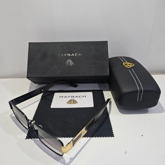 MAYBACH Luxury Sunglasses with Gold Accents and Protective Case