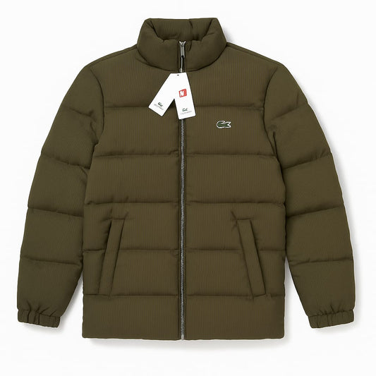 Lacoste Men's Puffer Jacket in Olive Green