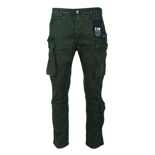 G-STAR RAW Dark Olive Utility Cargo Pocket Tapered Pants