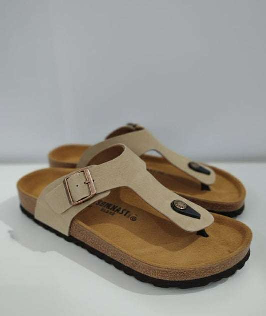 Birkenstock Comfort Thong Sandals with Adjustable Buckle