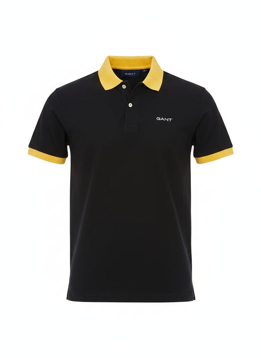GANT Radiant Amber Classic Fit Short Sleeve Piqué Polo Shirt