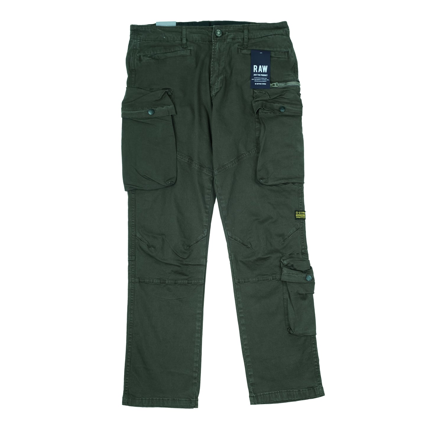 G-STAR RAW Dark Olive Utility Cargo Pocket Tapered Pants