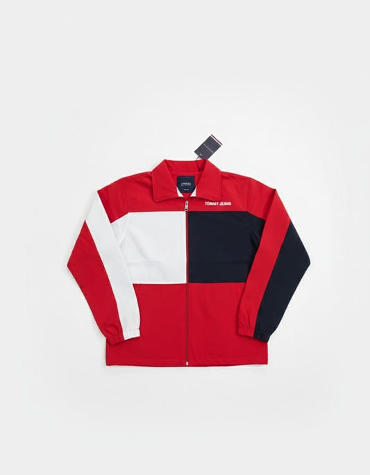 Tommy Jeans Color Block Zip-Up Jacket