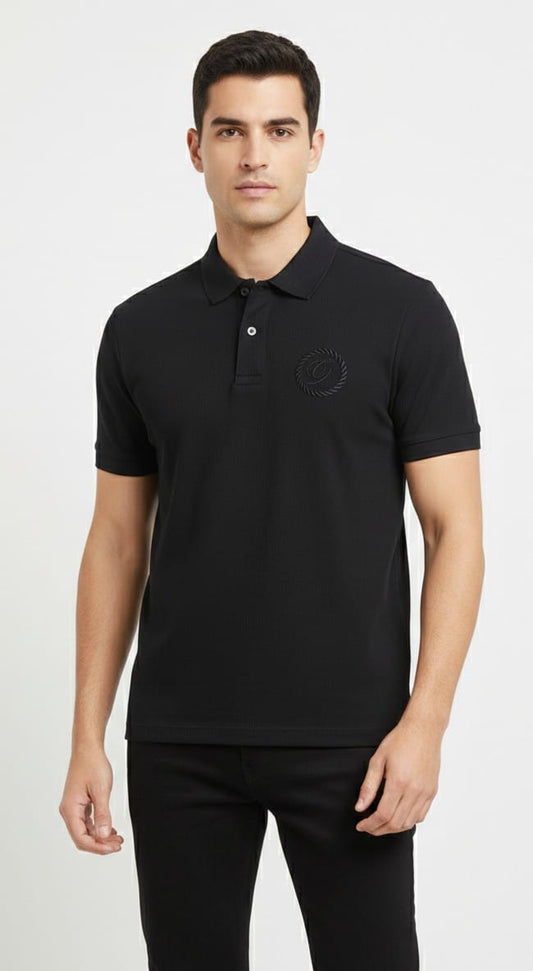 GANT Obsidian Velvet Tailored Fit Short Sleeve Piqué Polo Shirt
