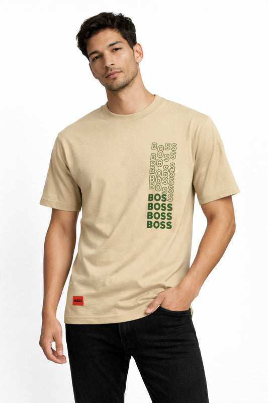 HUGO BOSS  Graphic Print  Drop Shoulder T-Shirt