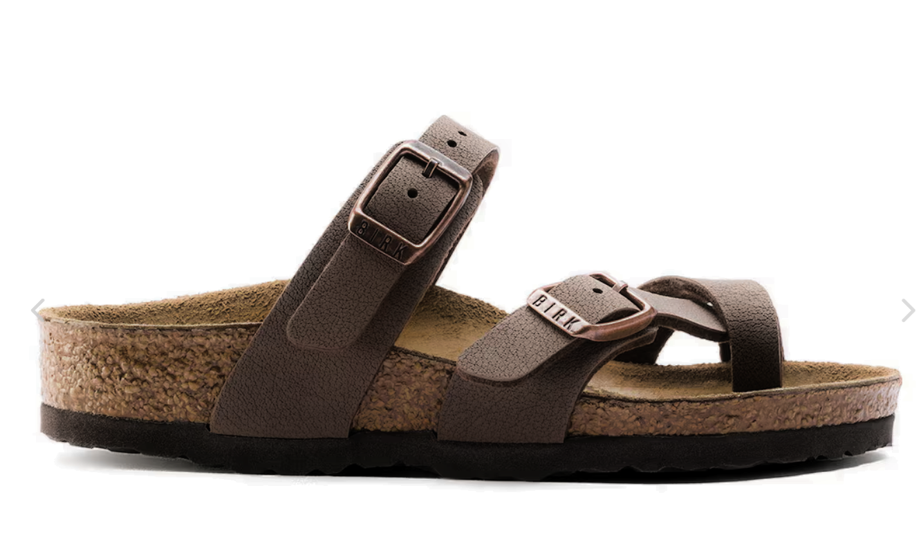 BIRKENSTOCK Mayari Slip-On Regular Fit Sandals Mocha Brown