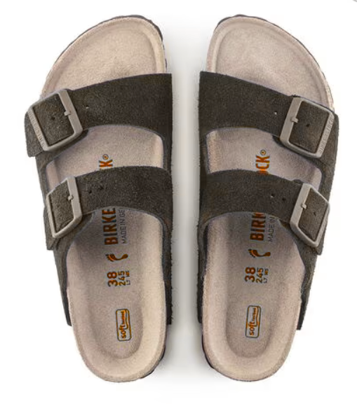 BIRKENSTOCK Enchanted Earthy Slim Fit Suede Sandals