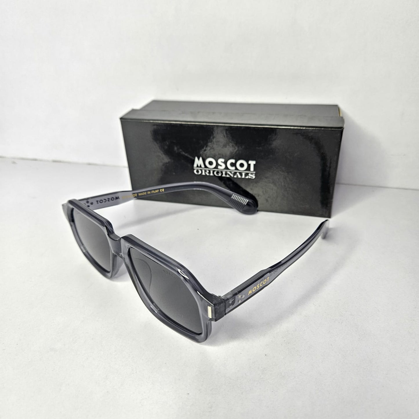 MOSCOT Midnight Onyx Classic Square Sunglasses