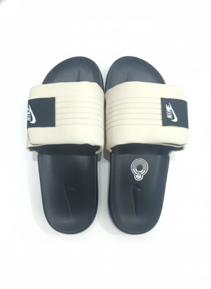 NIKE Dune Cream Luxe Comfort Slide Sandals