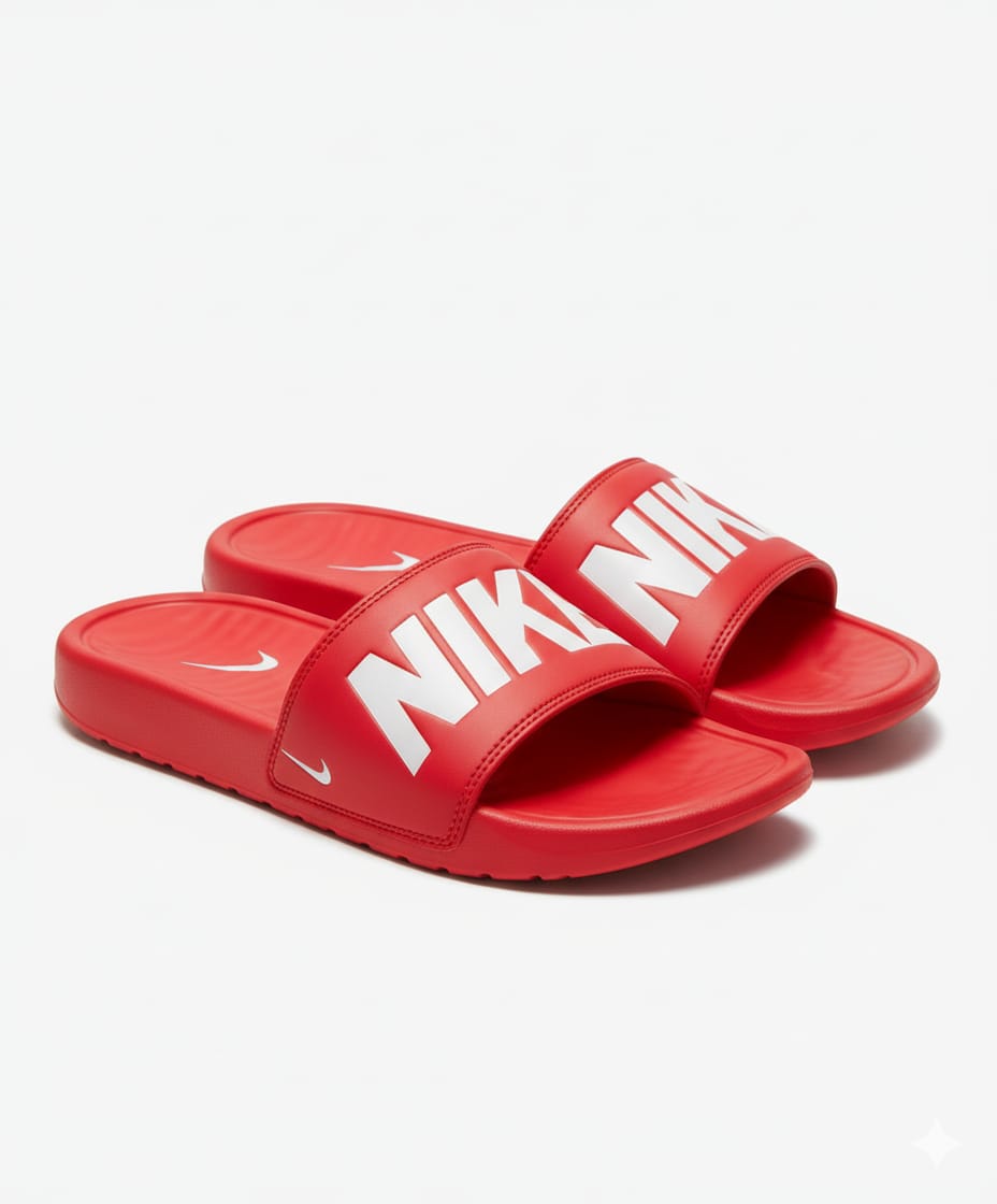 NIKE Blazing Ember Luxe Slide Sandals