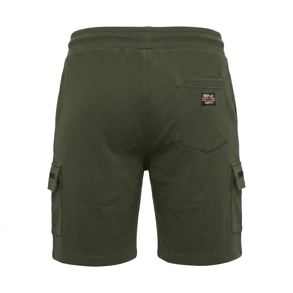 SUPERDRY Forest Moss Relaxed Fit Cargo Shorts